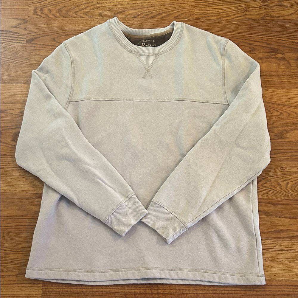 Mens Beige GH Bass & Co Sweatshirt